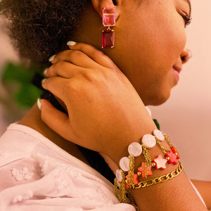 Princess Double Jeweled Earrings (Available at Paisley & Plow)