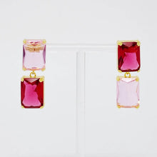 Load image into Gallery viewer, Princess Double Jeweled Earrings (Available at Paisley &amp; Plow)
