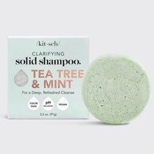 Load image into Gallery viewer, Tea Tree + Mint Clarifying Shampoo Bar
