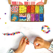 Load image into Gallery viewer, Rainbow Colors - 10 Bracelet Making Kit
