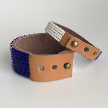 Load image into Gallery viewer, Shoebox Market, Beaded Leather Cuff Bracelets, , Lafayette, IN
